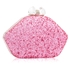Picture of Xardi London Glitter Pink Minaudiere Bobble Clasp Evening Bag