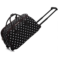 Picture of Xardi London Black Polka Owl Printed Cabin Approved Hand Luggage