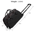 Picture of Xardi London Black Polka Owl Printed Cabin Approved Hand Luggage