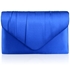 Picture of Xardi Royal Blue Medium Satin Clutch Bag