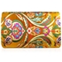 Picture of Xardi London Yellow Paisley Floral Envelope Clutch Bag