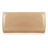 Picture of Xardi London Nude Large Patent Leather Clutch Bag