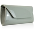 Picture of Xardi London Grey Large Patent Leather Clutch Bag