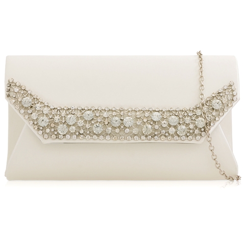 ivory clutch bags for weddings
