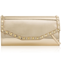 Picture of Xardi London Gold Long Patent Stud Clutch for Women