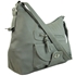 Picture of Xardi London Gray Large Faux Leather Cross Body Bag