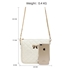 Picture of Xardi London Ivory Style 2 Quilted Leather Style Satchel Bag