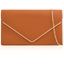 Picture of Xardi London Tan Faux Leather Women Envelope Clutch Bag