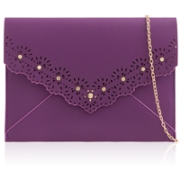 Picture of Xardi London Purple Thin Flat Women Evening Bag