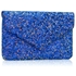 Picture of Xardi London Royal Blue Flat Mermaid Glitter Sequin Party Bag