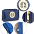 Picture of Xardi London Navy Small Patent Trifold Purse