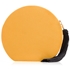 Picture of Xardi London Mustard Round Hard Faux Suede Clutch 