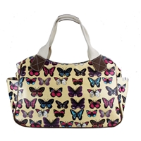 Picture of Xardi London Beige Butterfly Womens Designer Oilcloth Day Bags Ladies Shoulder Cross Body Handbags Girls New