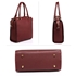 Picture of Xardi London Burgundy Style C Medium Hobo Handbag