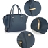 Picture of Xardi London Navy Style B Medium Hobo Handbag