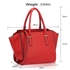 Picture of Xardi London Red Style B Medium Hobo Handbag