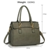 Picture of Xardi London Grey Style E Medium Hobo Handbag