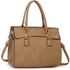 Picture of Xardi London Taupe Style E Medium Hobo Handbag
