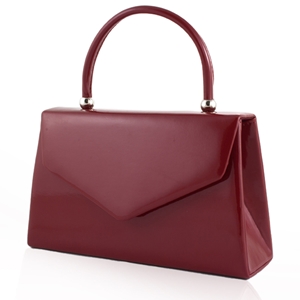 Picture of Xardi London Burgundy Top Handle Ladies Handbag Clutch