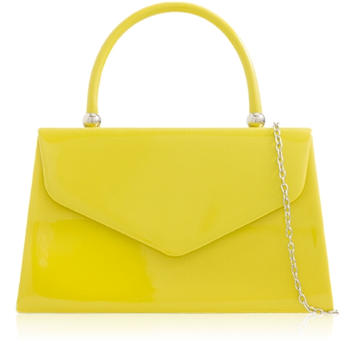 Picture of Xardi London Mustard Top Handle Ladies Handbag Clutch