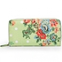 Picture of Xardi London Green Flower Printed Oilcloth Women Wallets