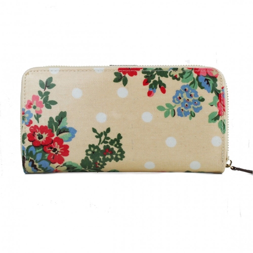 Picture of Xardi London Pink Flower Printed Oilcloth Women Wallets