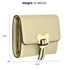 Picture of Xardi London Gold Small Faux Leather Women Trifold Wallet