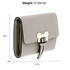 Picture of Xardi London Grey Small Faux Leather Women Trifold Wallet
